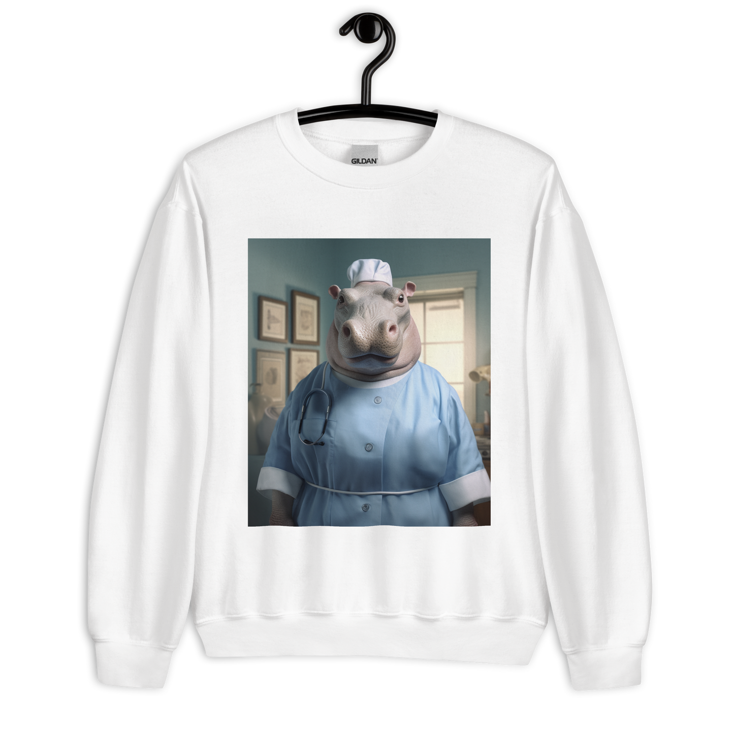 Hippo Nurse Unisex Sweatshirt