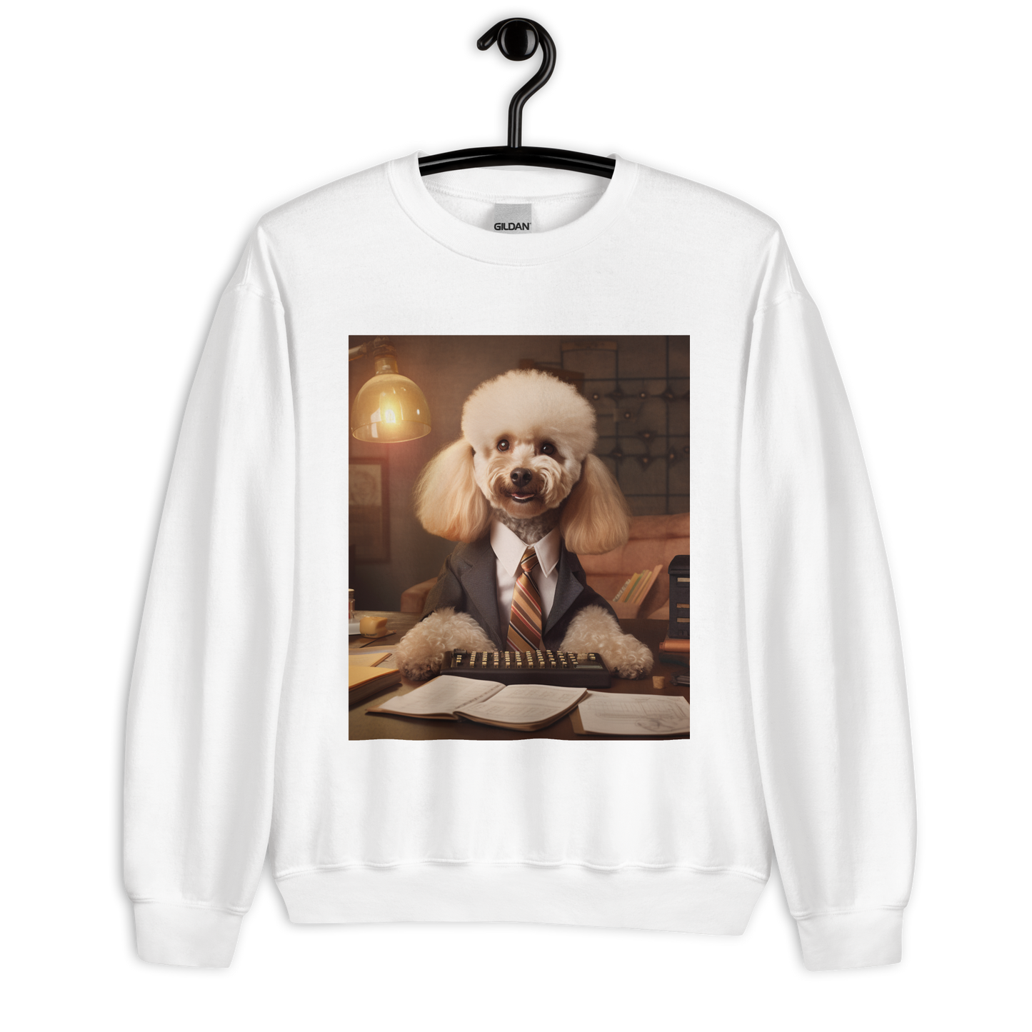 Poodle Accountant Unisex Sweatshirt