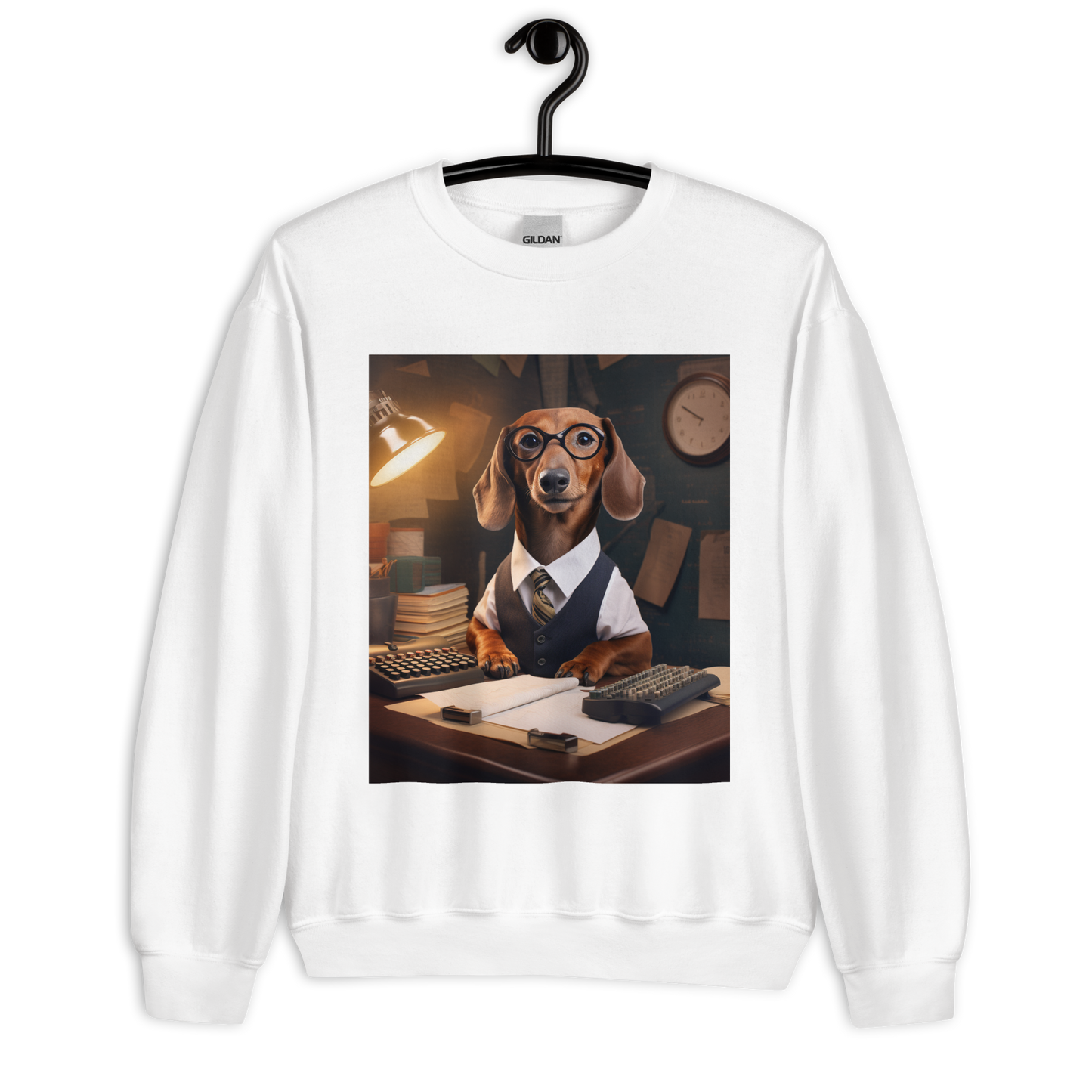 Dachshund Accountant Unisex Sweatshirt