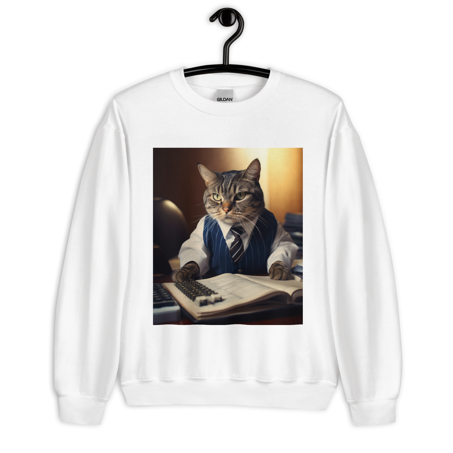 Domestic Shorthair Accountant Unisex Sweatshirt