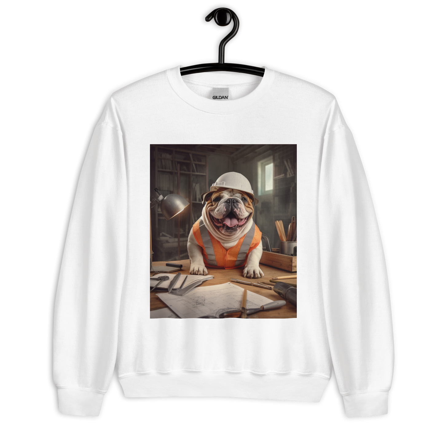 Bulldog Architect Unisex Sweatshirt