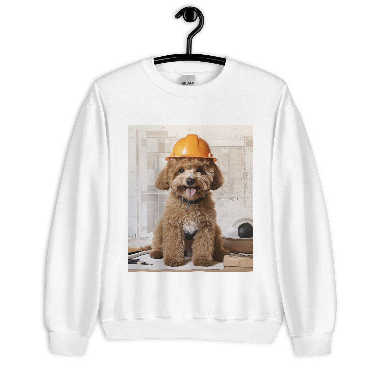 Poodle Architect Unisex Sweatshirt