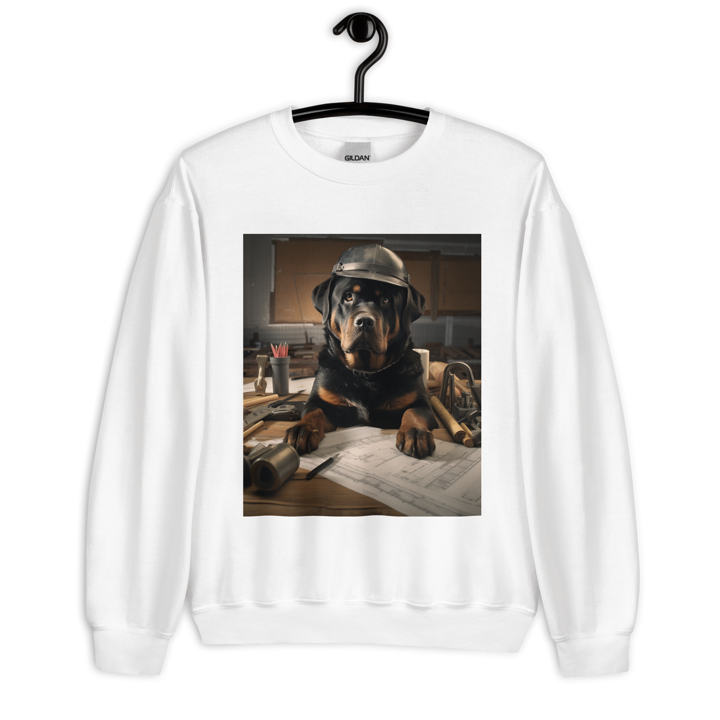 Rottweiler Architect Unisex Sweatshirt