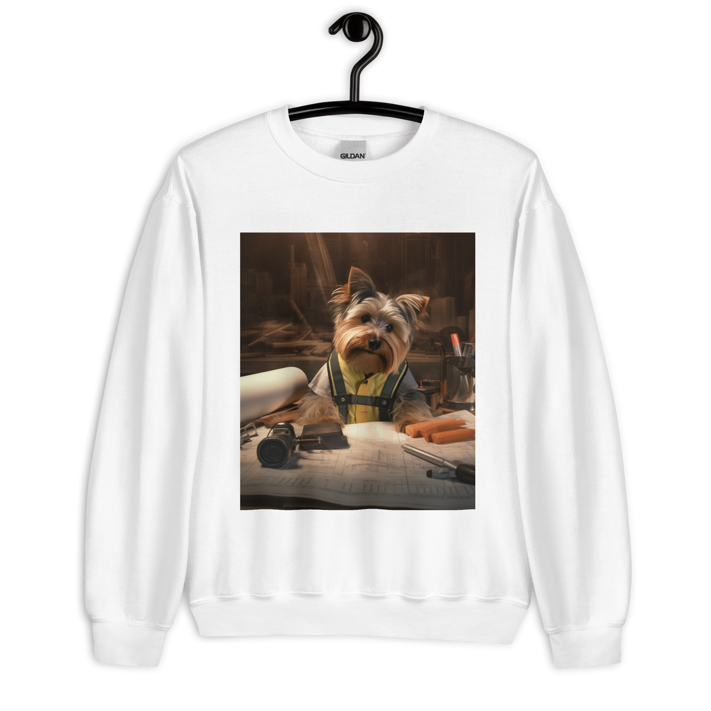 Yorkshire Terrier Architect Unisex Sweatshirt