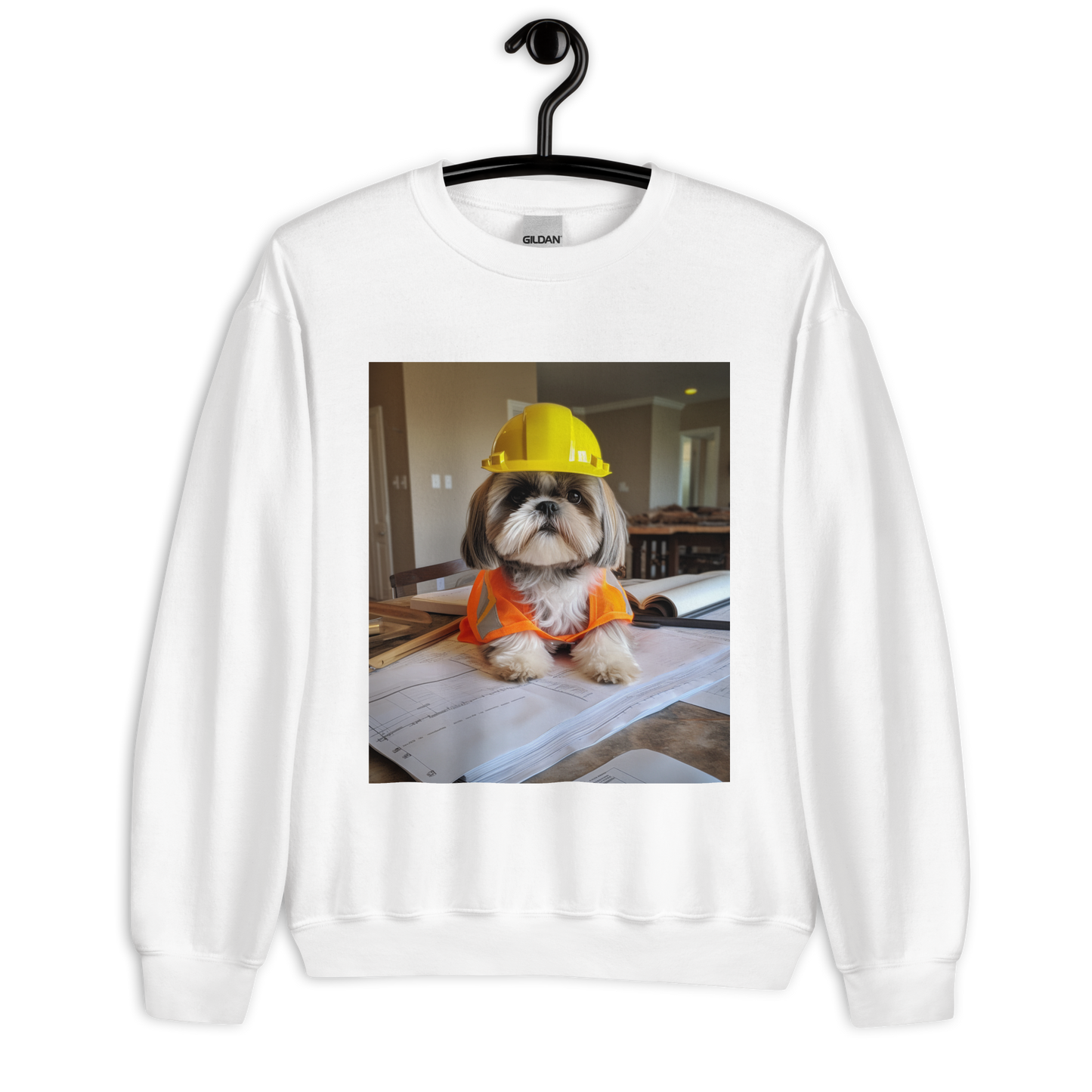 Shih Tzu Architect Unisex Sweatshirt