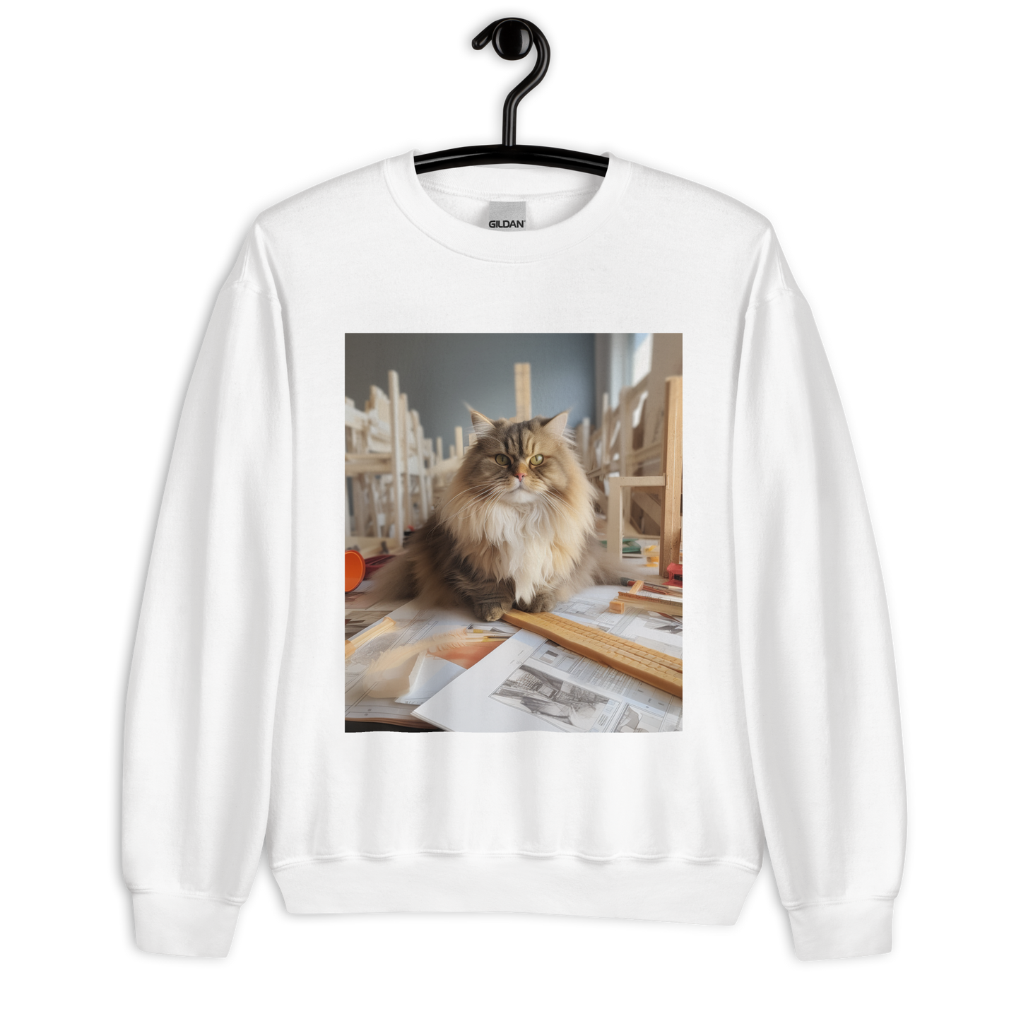 Maine Coon Architect Unisex Sweatshirt