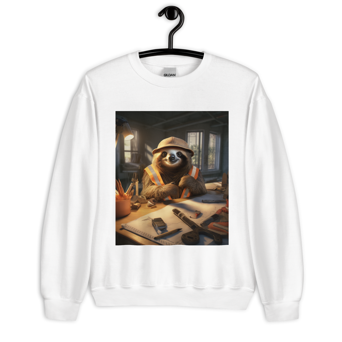 Sloth Architect Unisex Sweatshirt