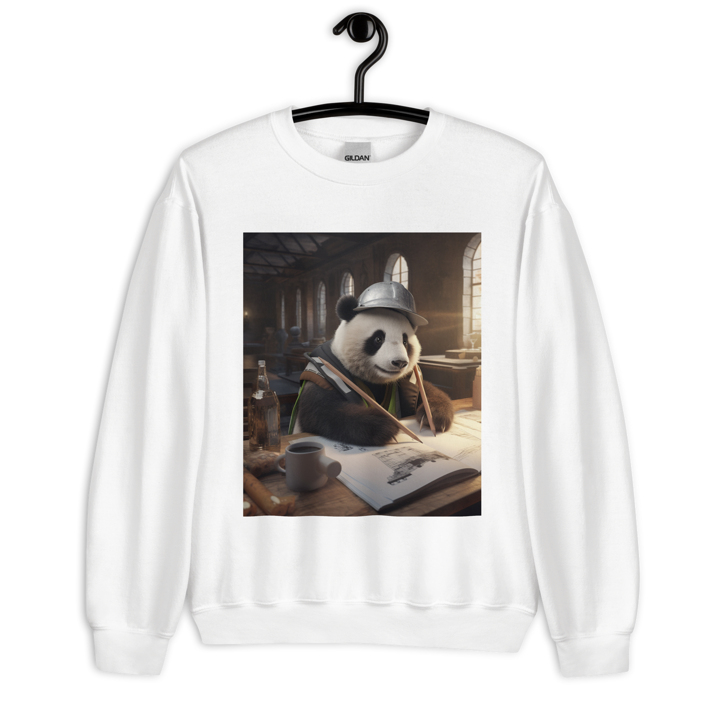 Panda Architect Unisex Sweatshirt