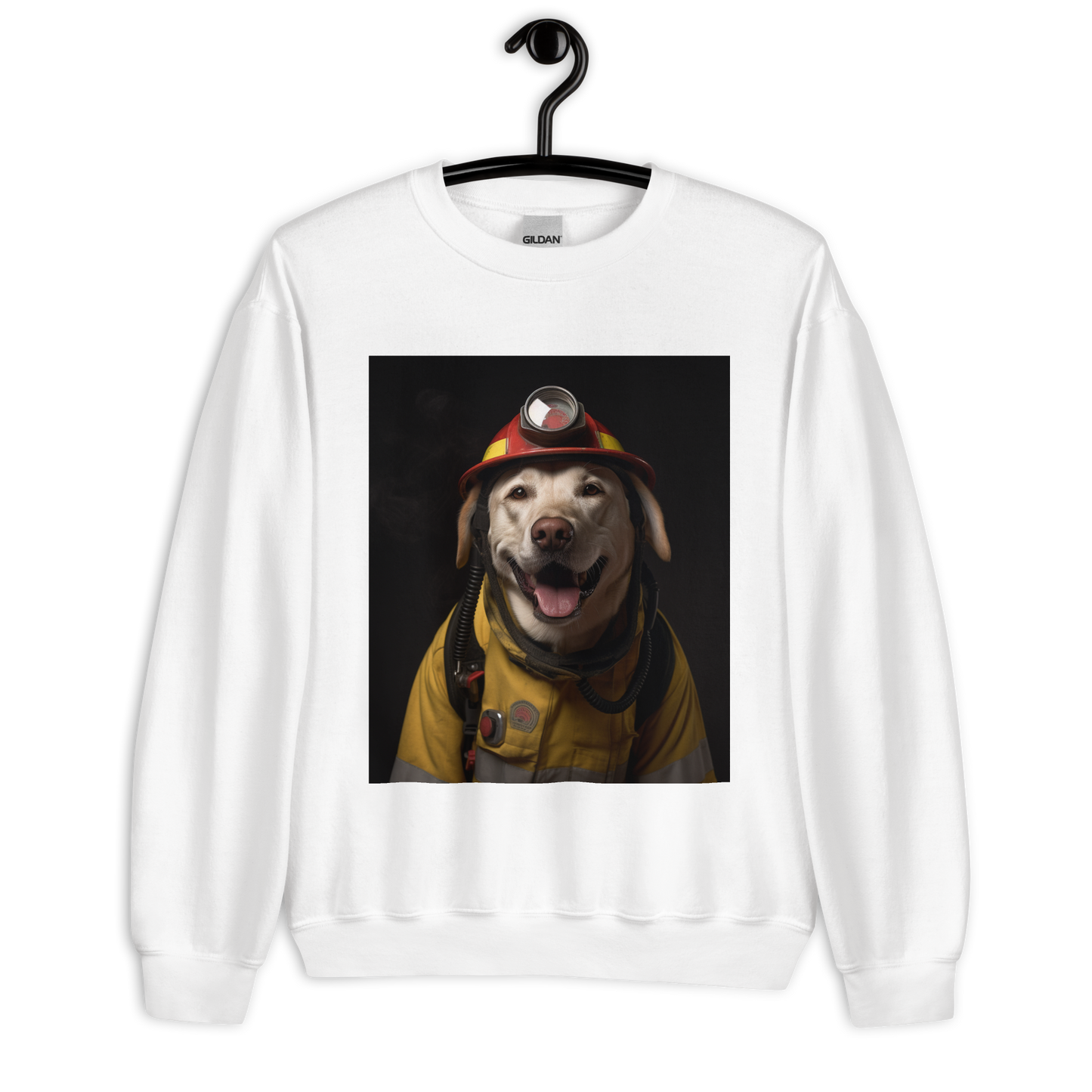 Labrador Retriever Firefighter Unisex Sweatshirt