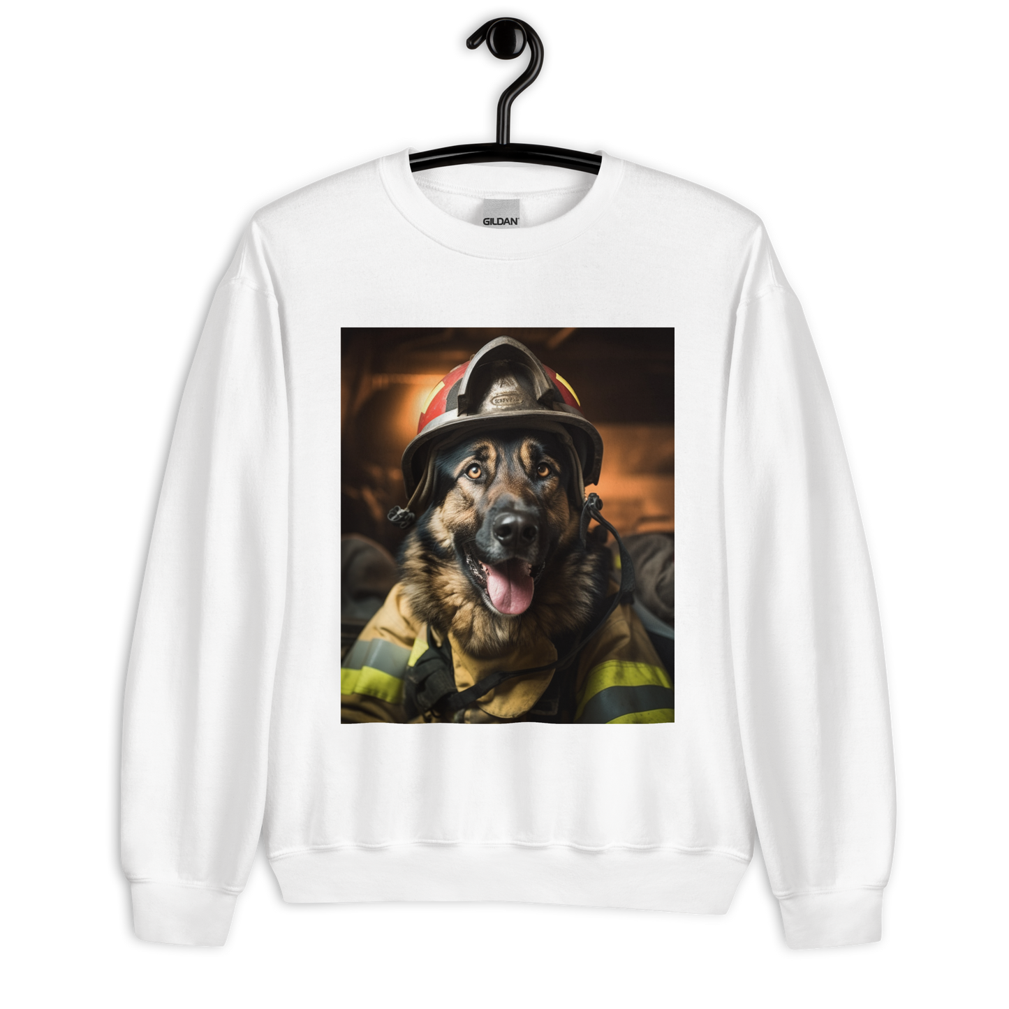 German Shepherd Firefighter Unisex Sweatshirt