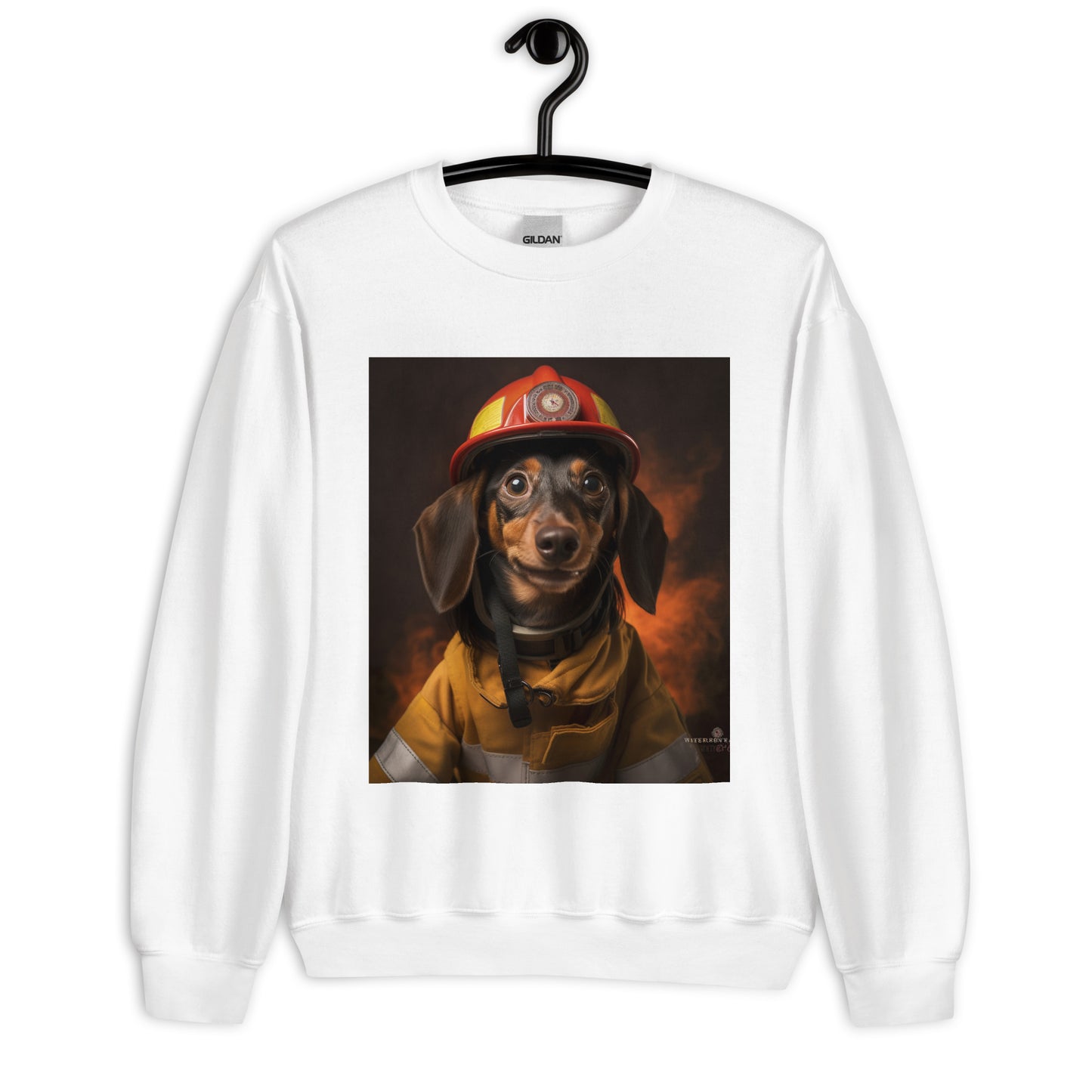 Dachshund Firefighter Unisex Sweatshirt