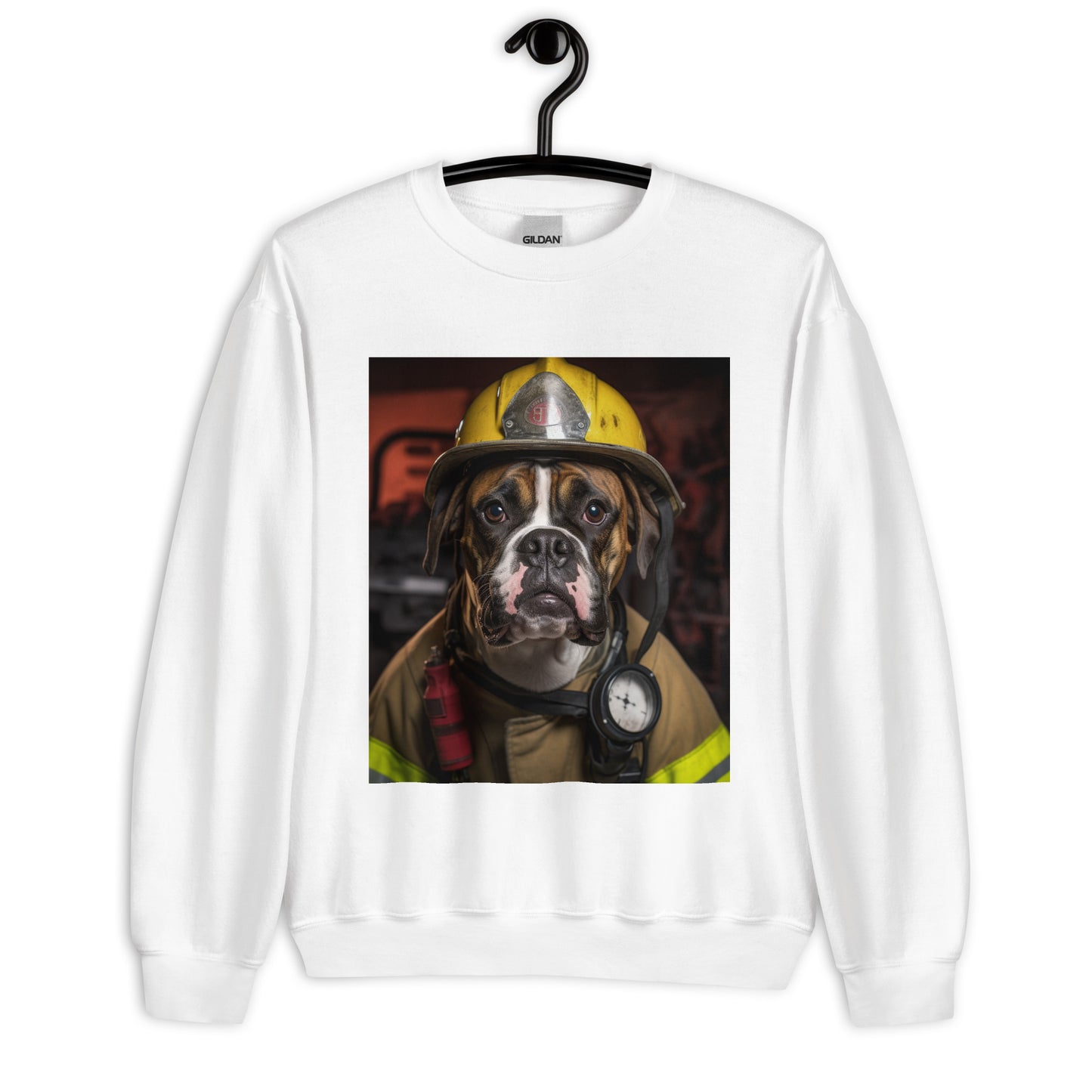 Boxer Firefighter Unisex Sweatshirt