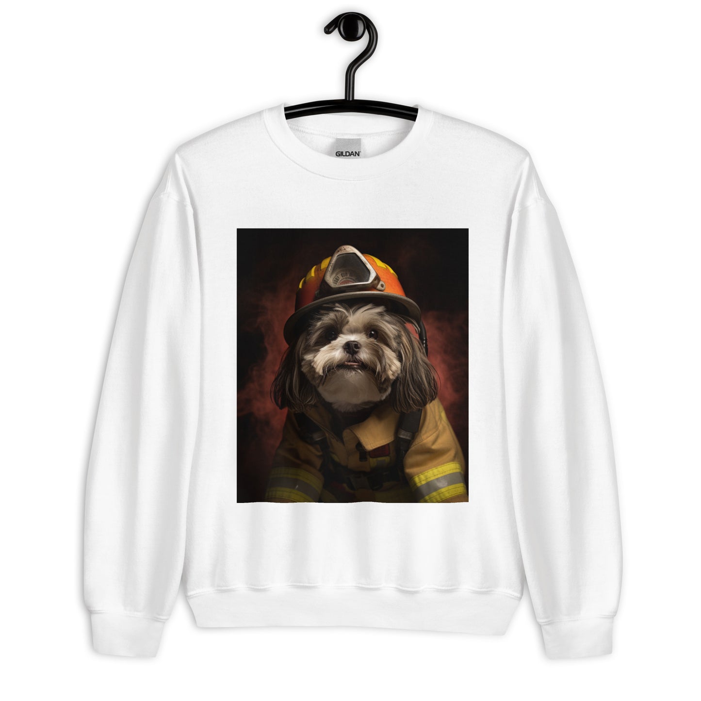 Shih Tzu Firefighter Unisex Sweatshirt