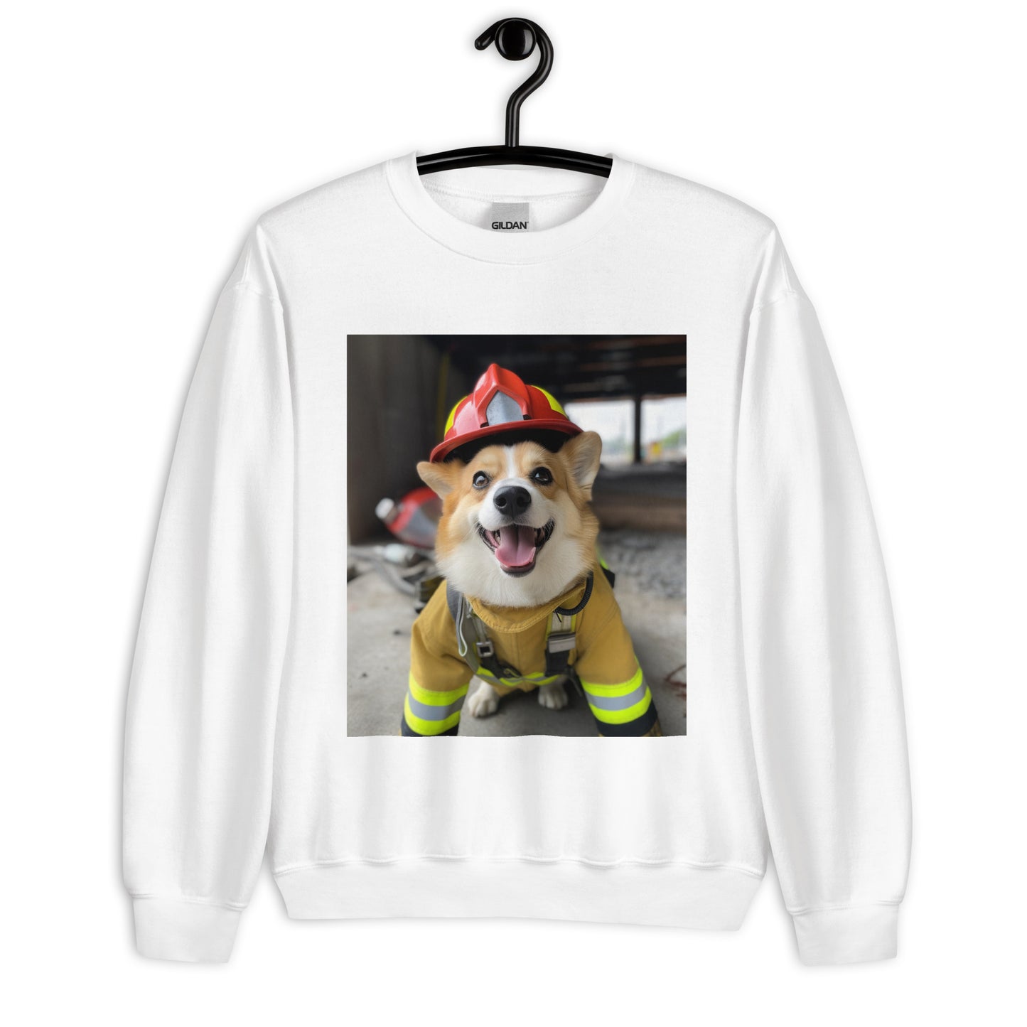 Pembroke Welsh Corgi Firefighter Unisex Sweatshirt