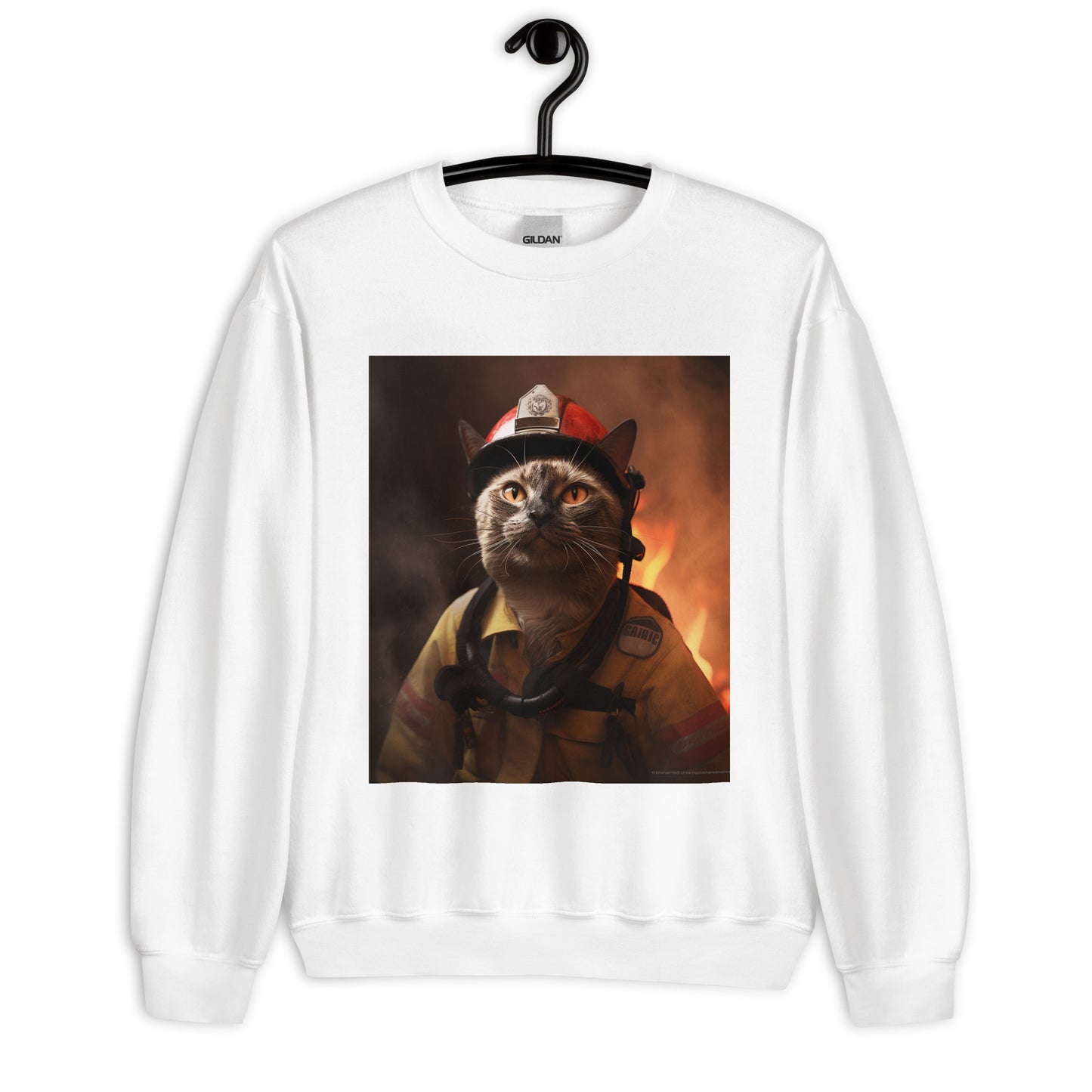 Siamese Firefighter Unisex Sweatshirt