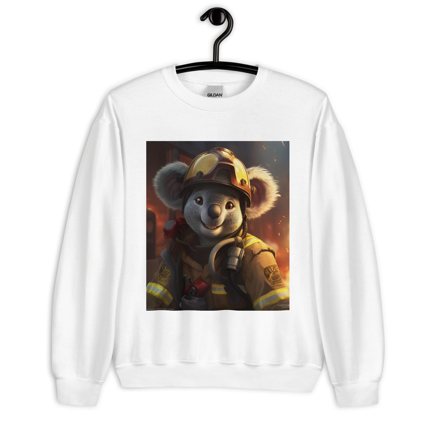 Koala Firefighter Unisex Sweatshirt