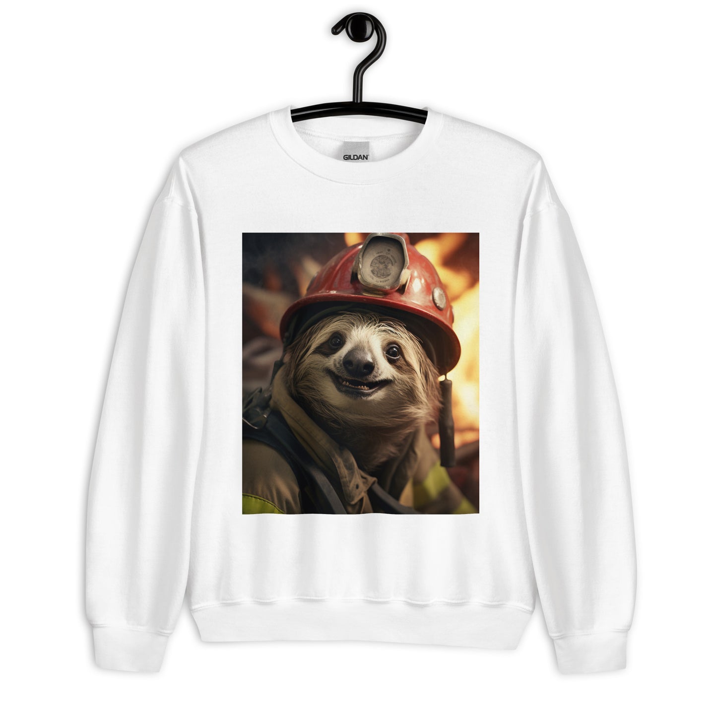 Sloth Firefighter Unisex Sweatshirt