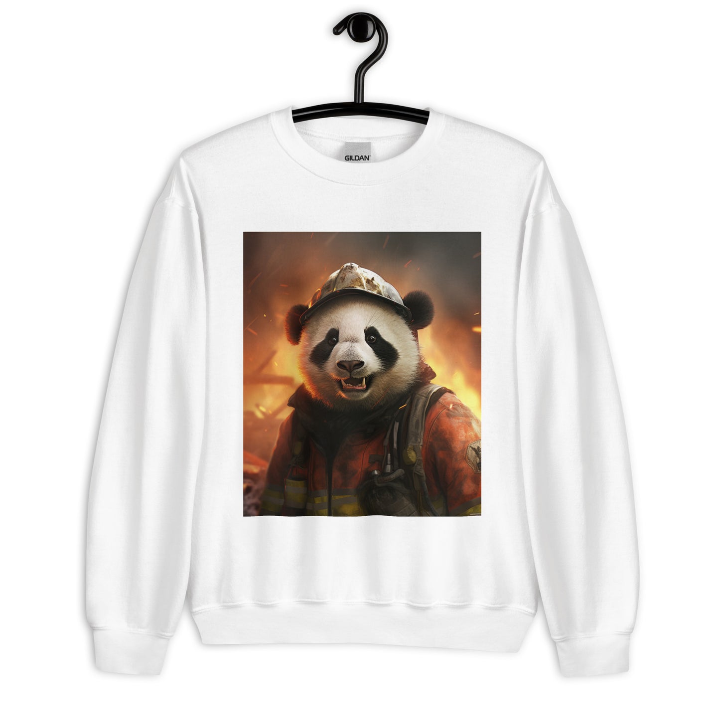 Panda Firefighter Unisex Sweatshirt