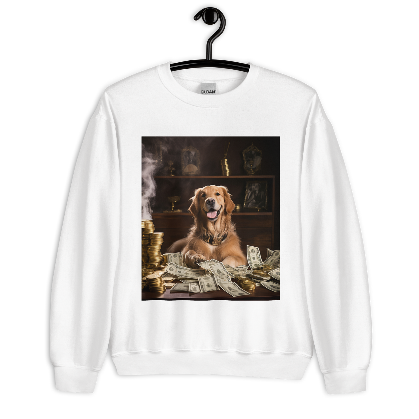 Golden Retriever Millionaire Unisex Sweatshirt