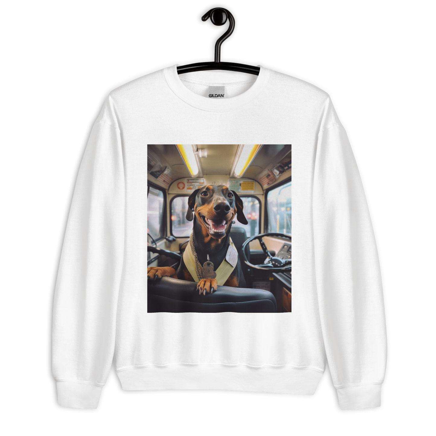 Dachshund Bus Driver Unisex Sweatshirt