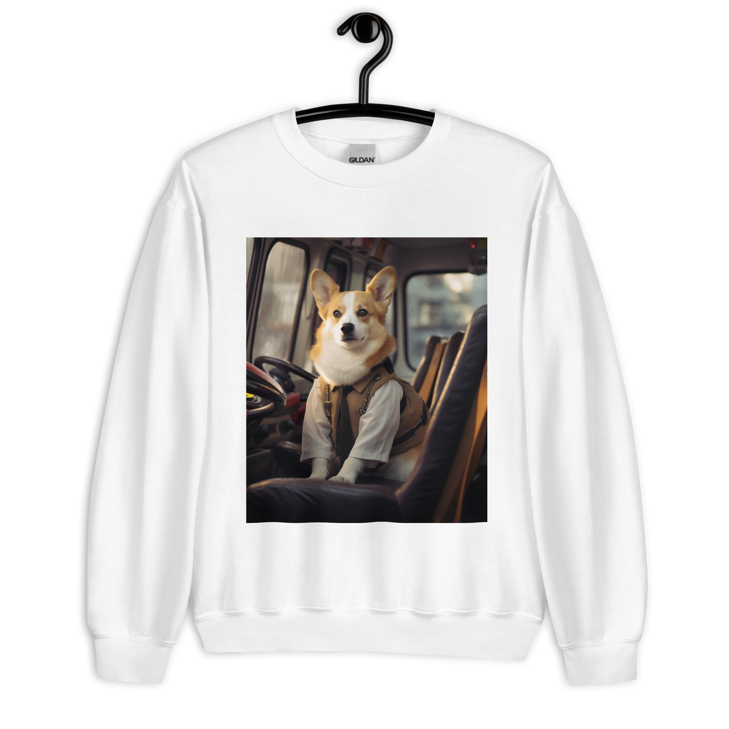 Pembroke Welsh Corgi Bus Driver Unisex Sweatshirt