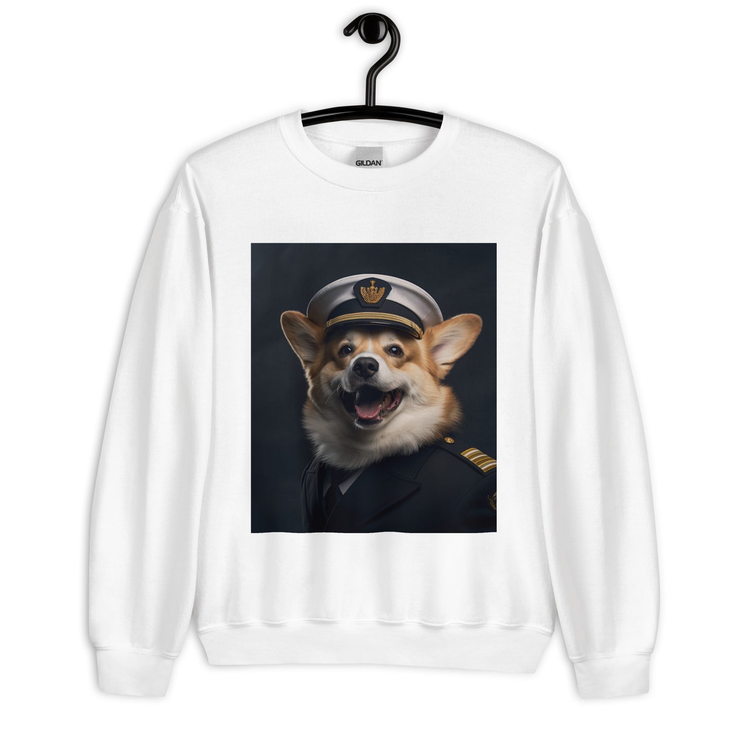 Pembroke Welsh Corgi NavyOfficer Unisex Sweatshirt