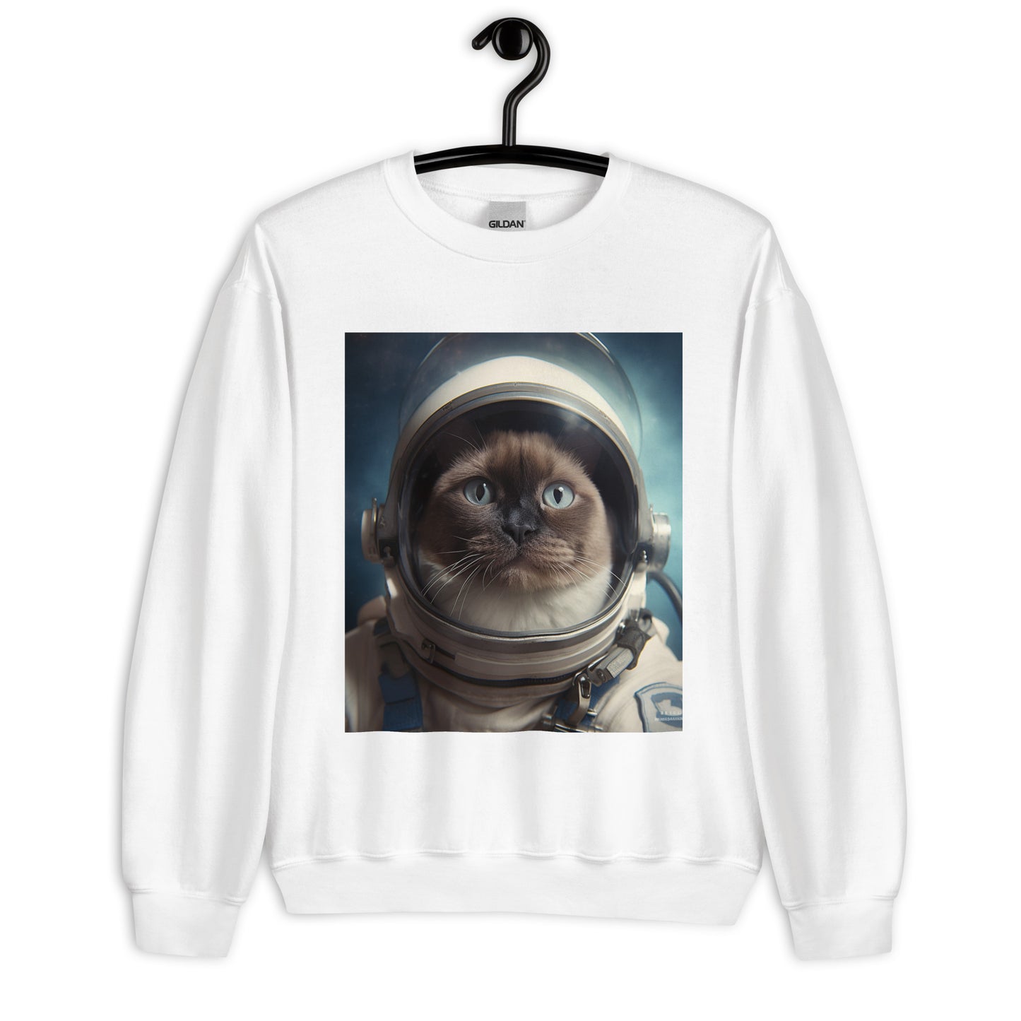 Siamese Astronaut Unisex Sweatshirt