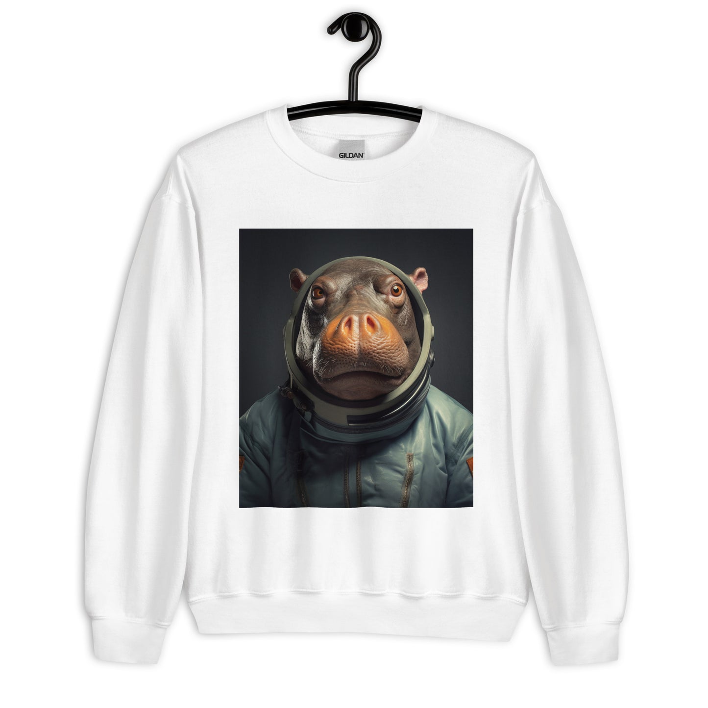 Hippo Astronaut Unisex Sweatshirt