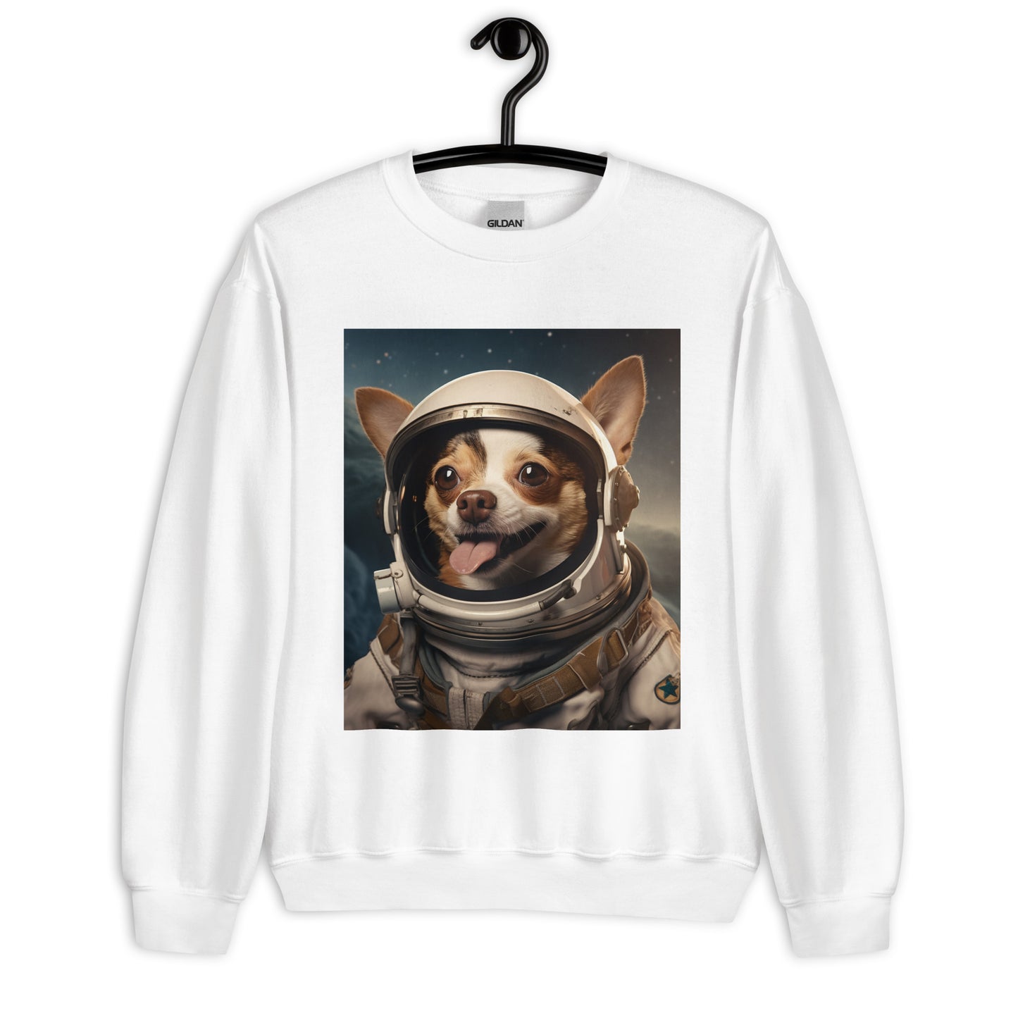 Chihuahua Astronaut Unisex Sweatshirt