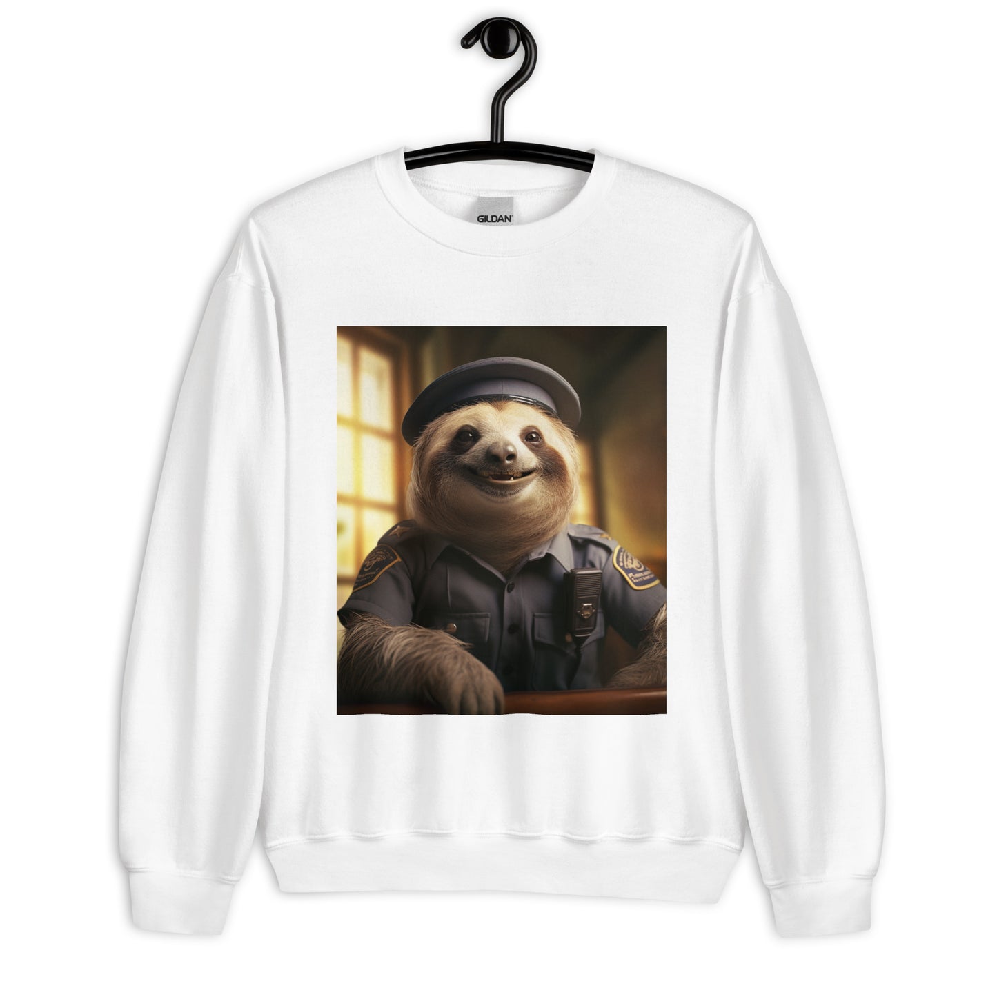 Sloth Police Officer Unisex Sweatshirt