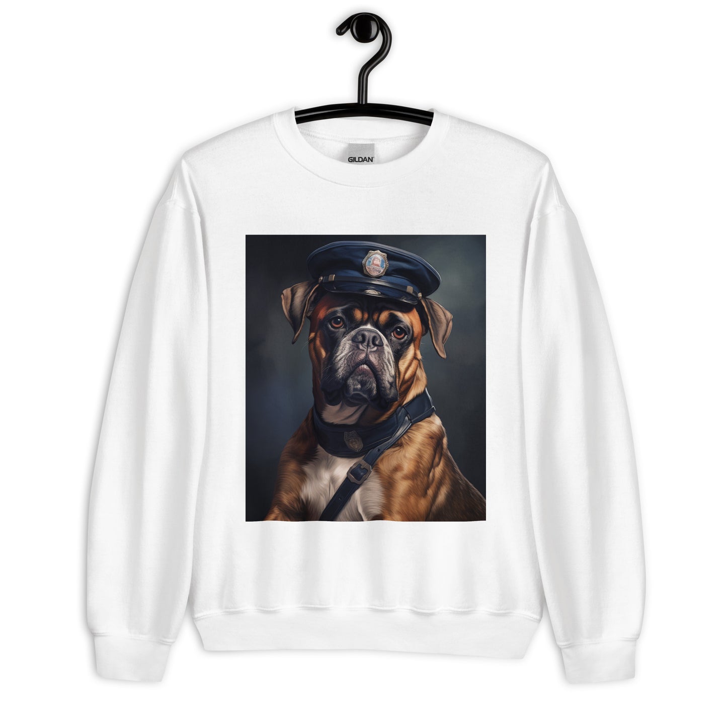 Boxer Police Officer Unisex Sweatshirt