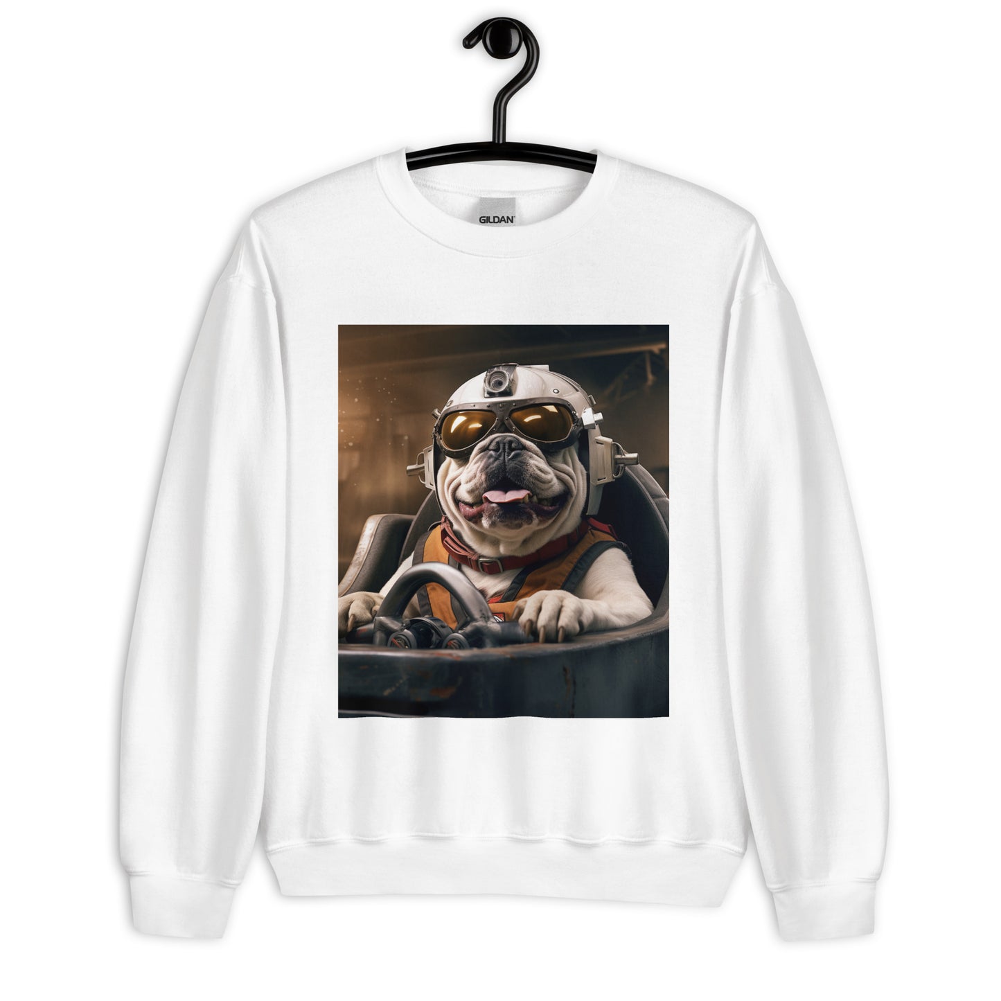 Bulldog F1 Car Driver Unisex Sweatshirt