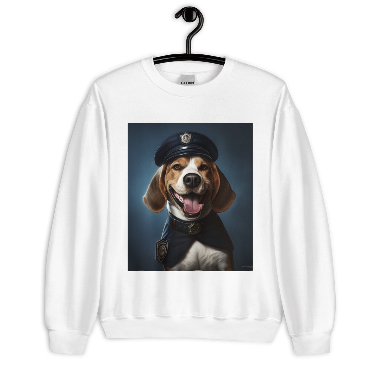 Beagle Police Officer Unisex Sweatshirt