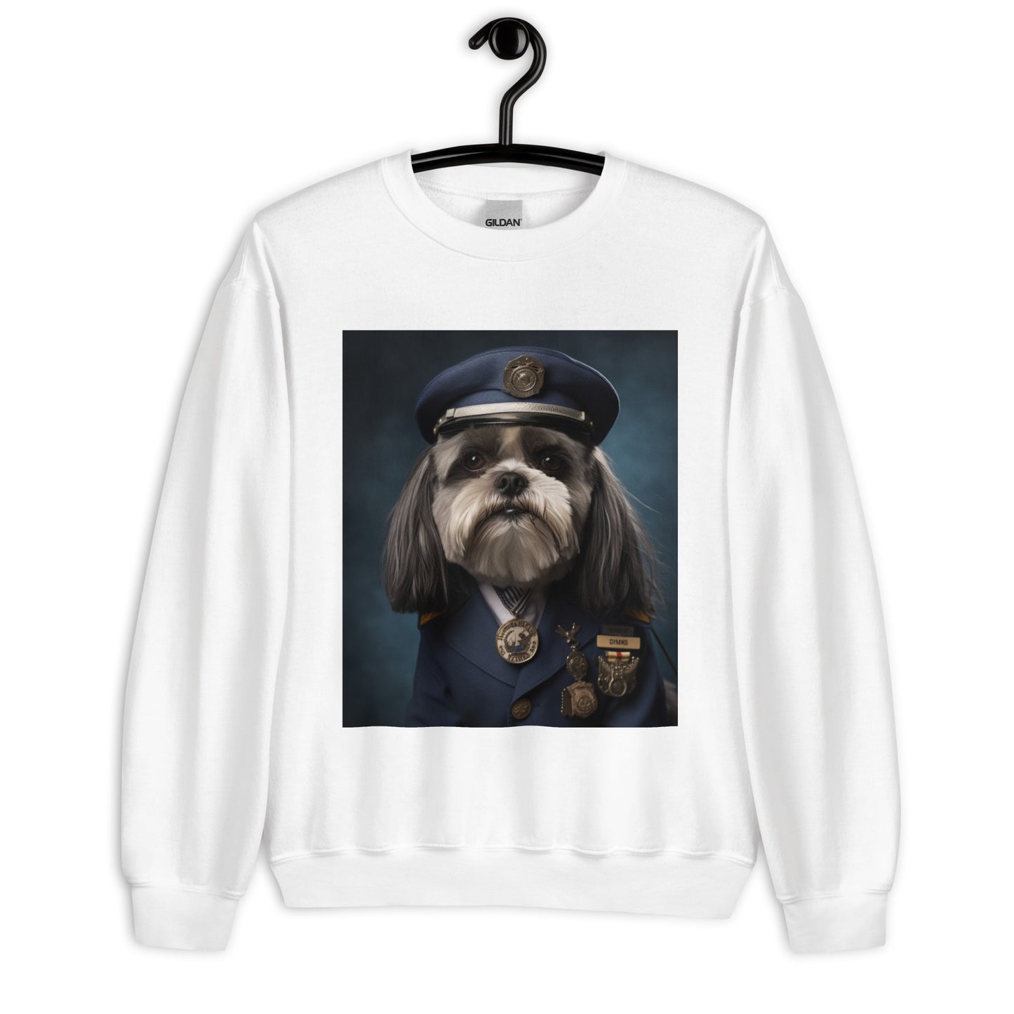 Shih Tzu Air Force Officer Unisex Sweatshirt