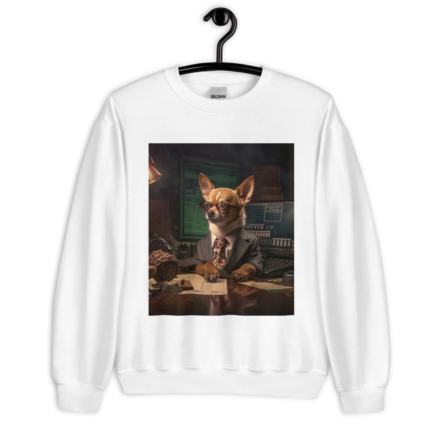 Chihuahua Stock Trader Unisex Sweatshirt