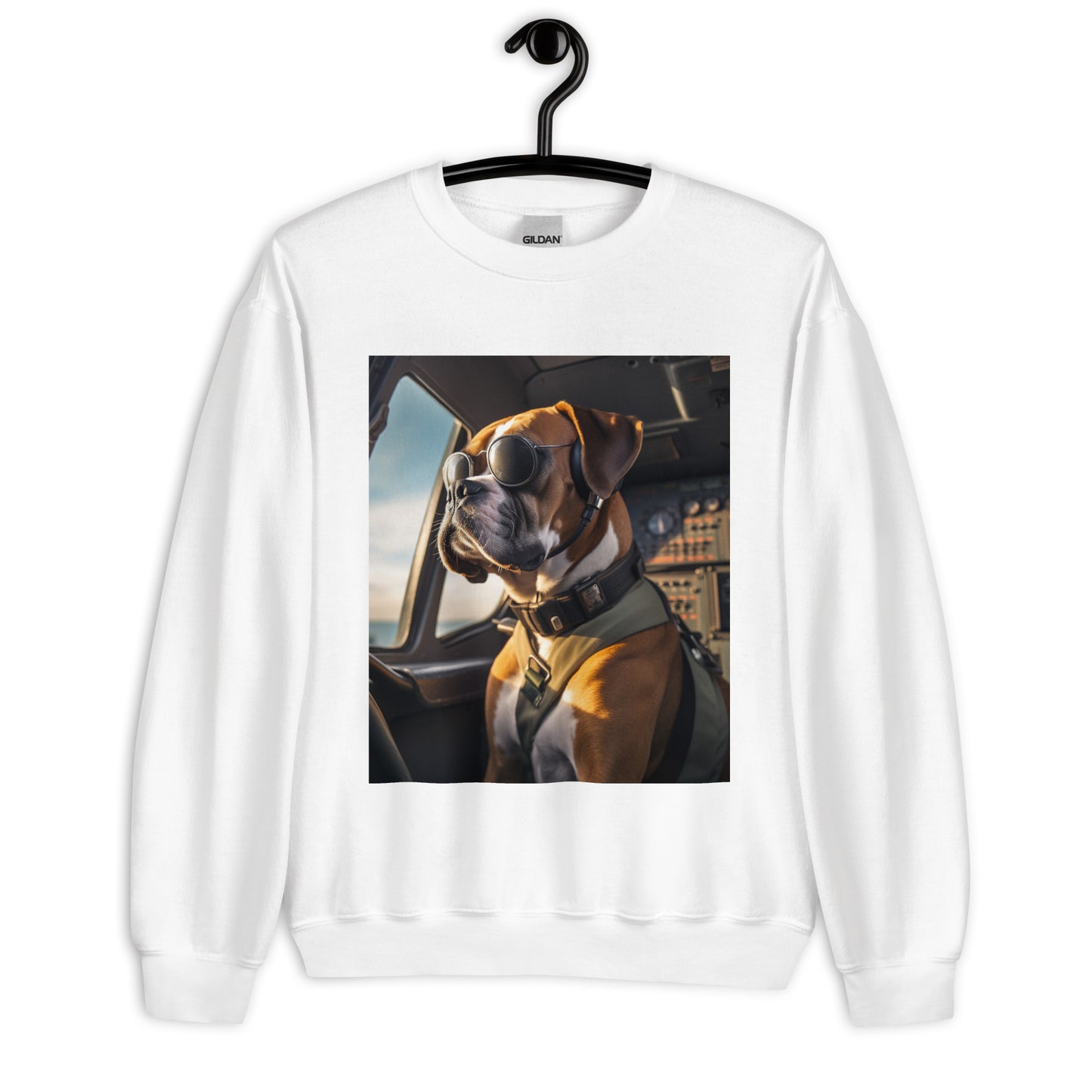 Boxer Airline Pilot Unisex Sweatshirt