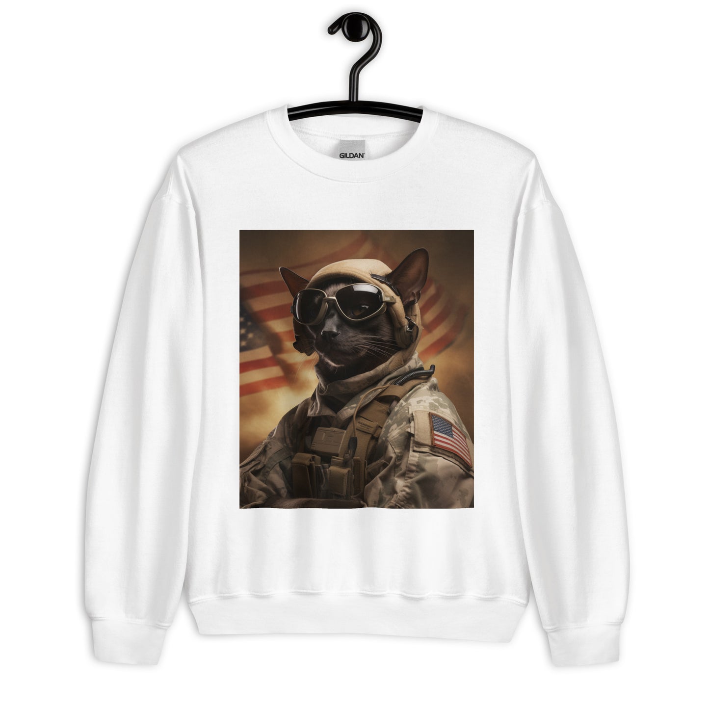 Siamese Military Person Unisex Sweatshirt