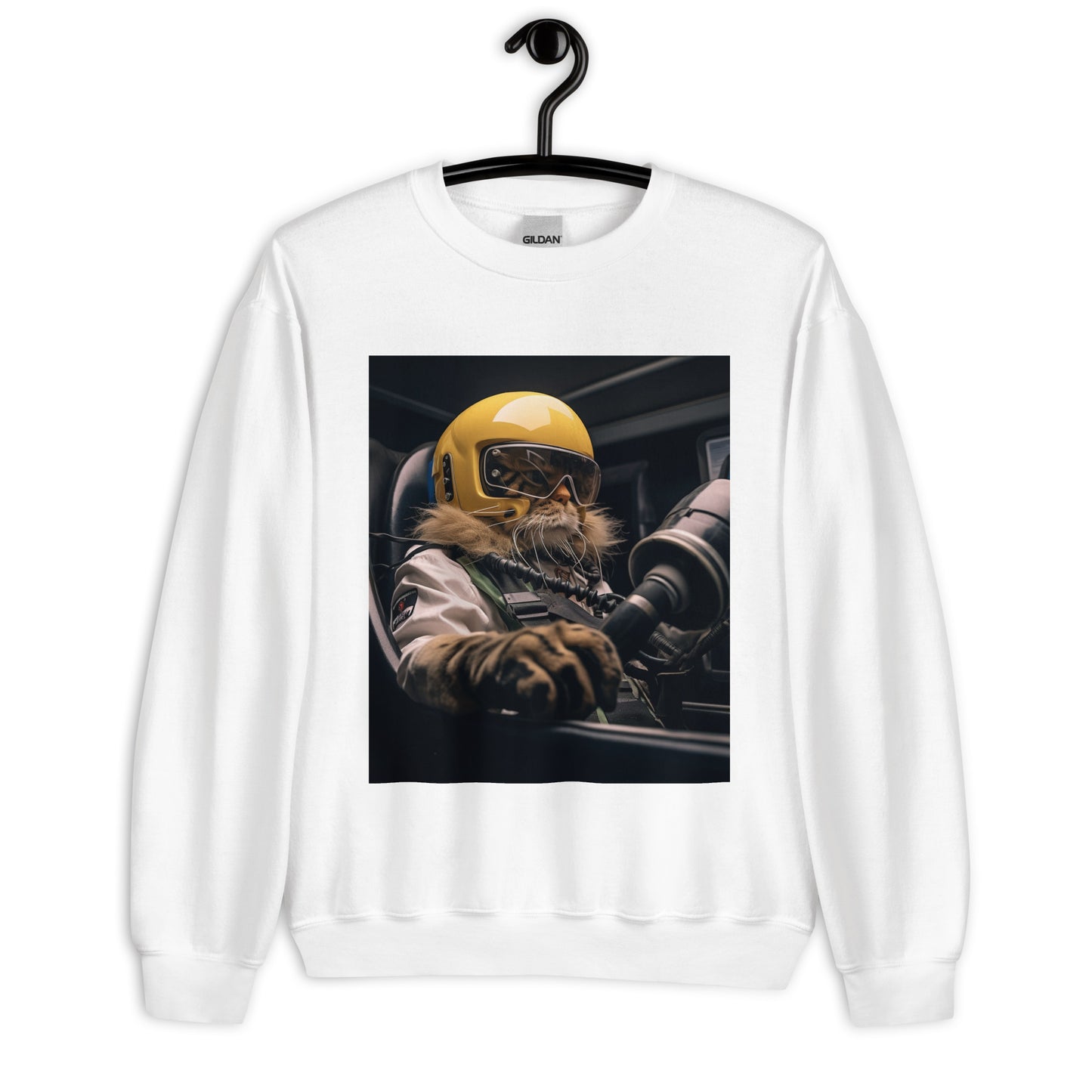 Maine Coon F1 Car Driver Unisex Sweatshirt