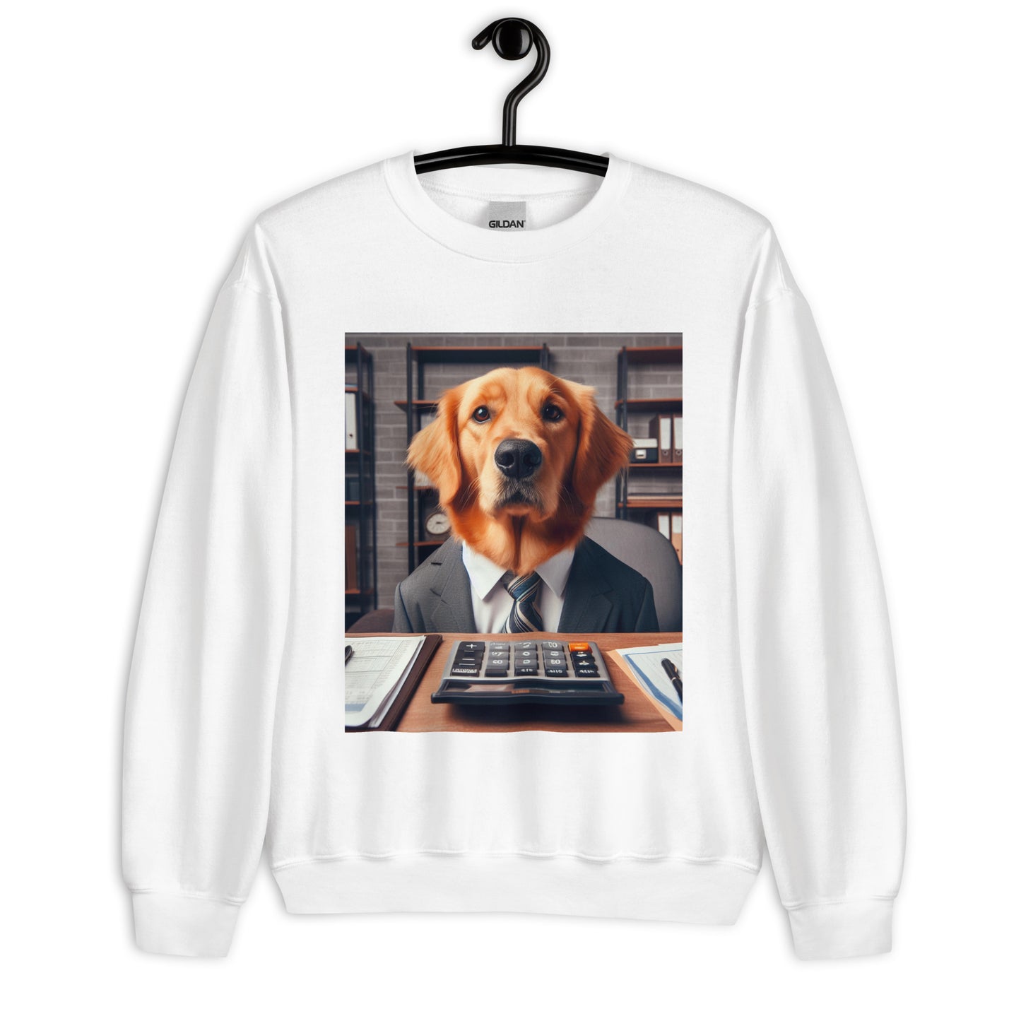 Golden Retriever Accountant Unisex Sweatshirt