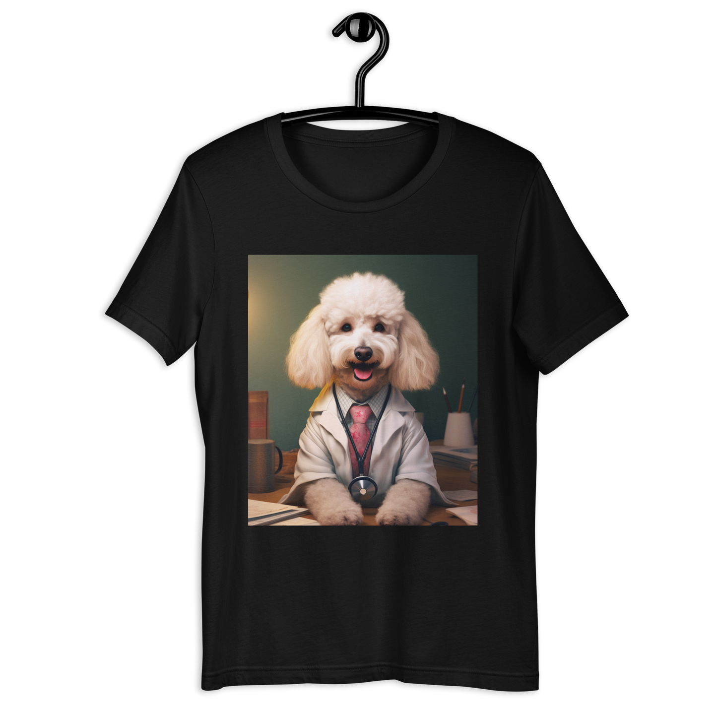 Poodle Doctor Unisex t-shirt