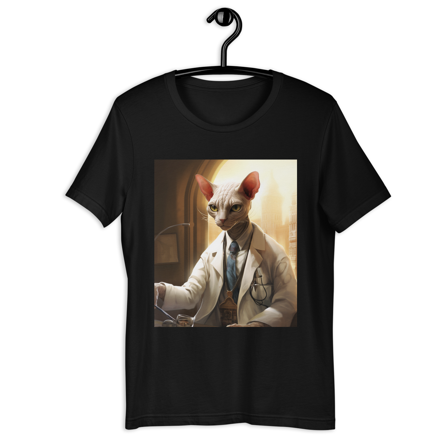 Sphynx Doctor Unisex t-shirt