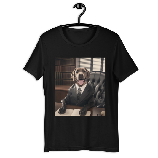 Labrador Retriever Lawyer Unisex t-shirt