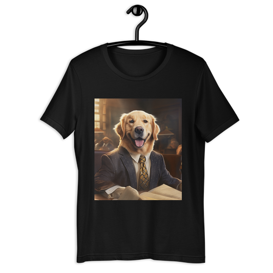 Golden Retriever Lawyer Unisex t-shirt