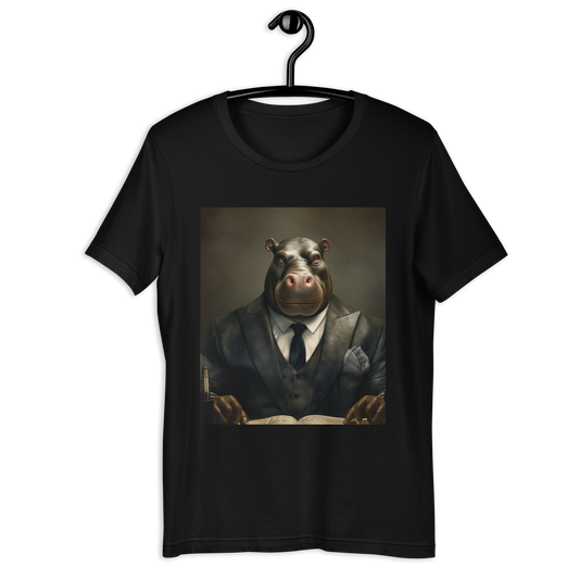 Hippo Lawyer Unisex t-shirt