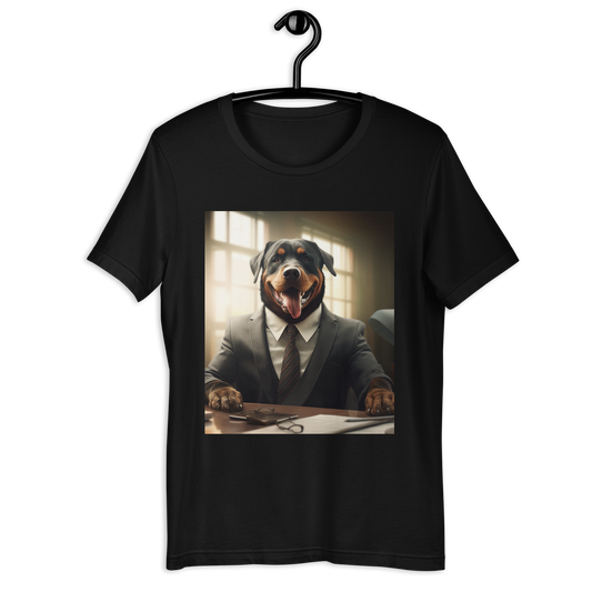 Rottweiler Lawyer Unisex t-shirt