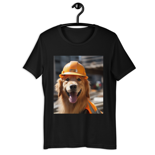 Golden Retriever Engineer Unisex t-shirt