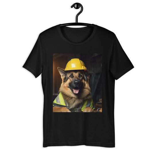 German Shepherd Engineer Unisex t-shirt