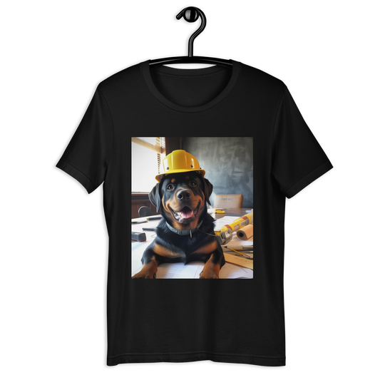 Rottweiler Engineer Unisex t-shirt