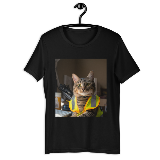 Domestic Shorthair Engineer Unisex t-shirt