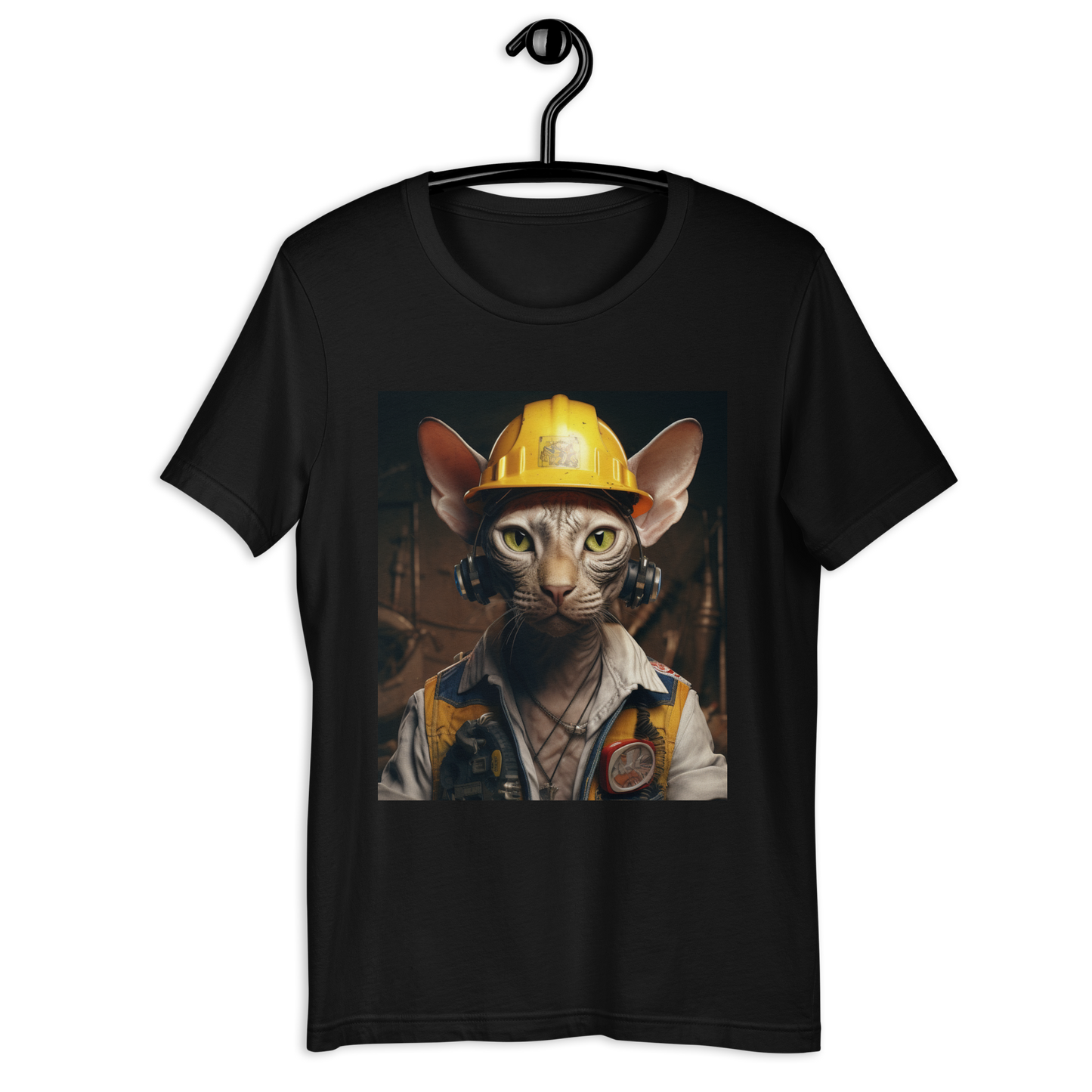 Sphynx Engineer Unisex t-shirt